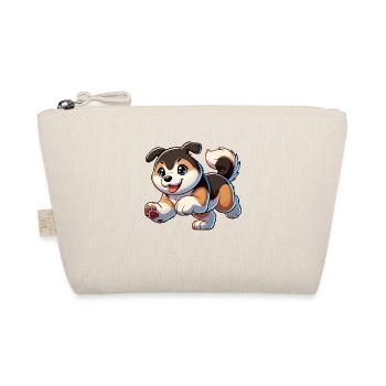 Akita puppy - Organic Pouch - nature - Front