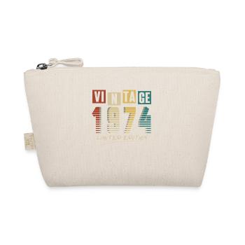 1974 Vintage 1974 Born in 1974 Birthday. Year 2 - Organic Pouch - nature - Front