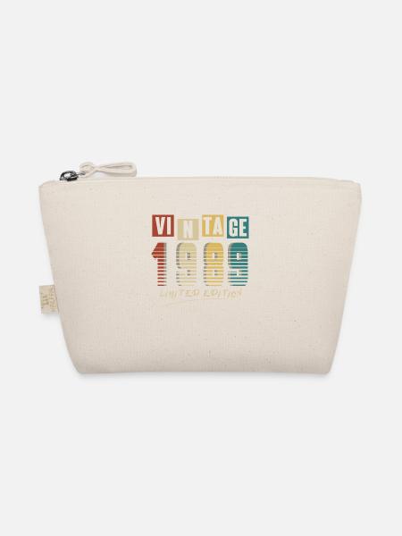 1989 Vintage 1989 né en 1989 anniversaire. Année 2 - Trousse biologique - nature - Devant