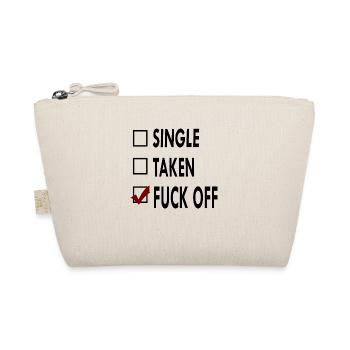 SINGLE noir blanc FUCK - Trousse biologique - nature - Devant