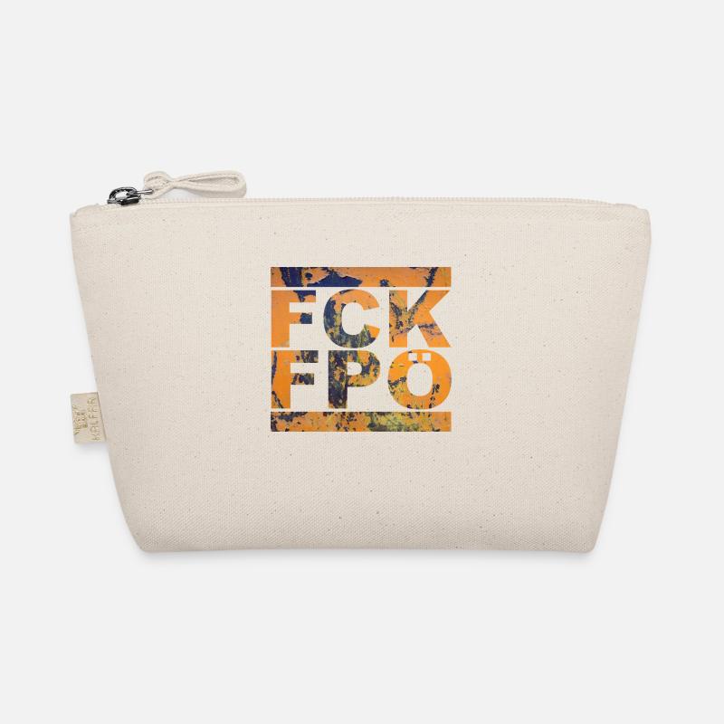 FCK FPÖ - Setting an example against the right (vintage) Organic Pouch