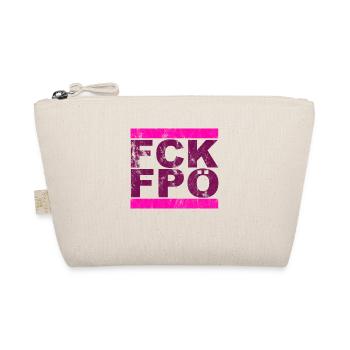 FCK FPÖ - Zeichen setzen gegen Rechts - Bio-Täschchen - Natur - Vorne