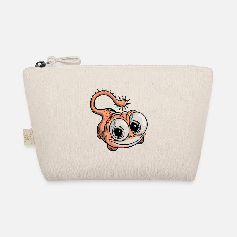 funny laughing fantasy creature Organic Pouch