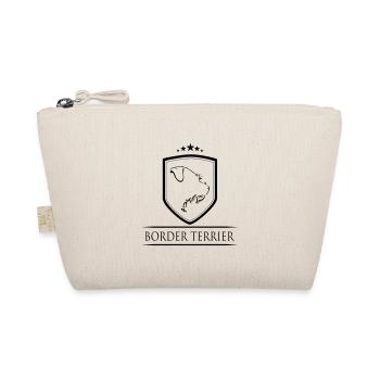 BORDER TERRIER COAT OF ARMS - Organic Pouch - nature - Front