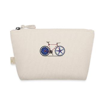 I love my BIKE - Bio-Täschchen - Natur - Vorne