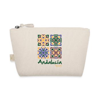 Andalusian Tiles 3 - Organic Pouch - nature - Front