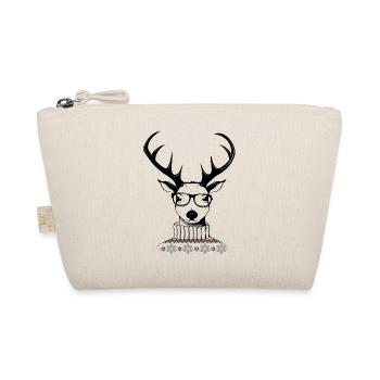 Hipster deer - Organic Pouch - nature - Front
