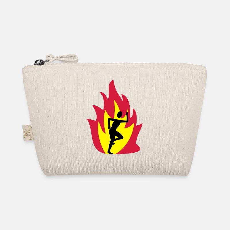Läufer Flamme Bio-Täschchen