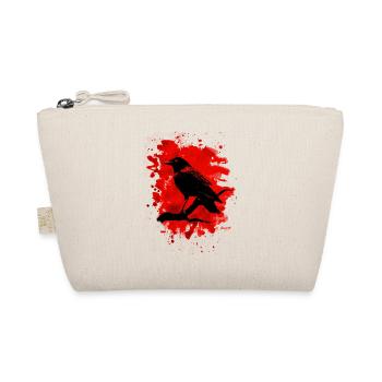 Crow bleached red - Bio-Täschchen - Natur - Vorne