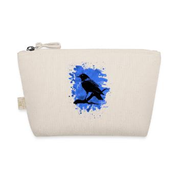 Crow bleached blue - Bio-Täschchen - Natur - Vorne