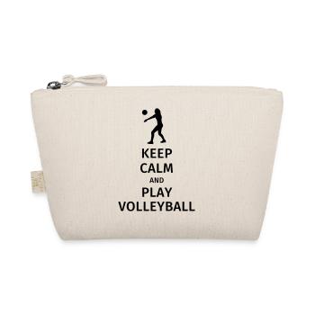 keep calm and play volleyball - Trousse biologique - nature - Devant