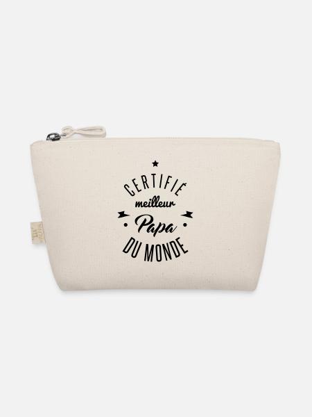 certifié meilleur papa - Trousse biologique - nature