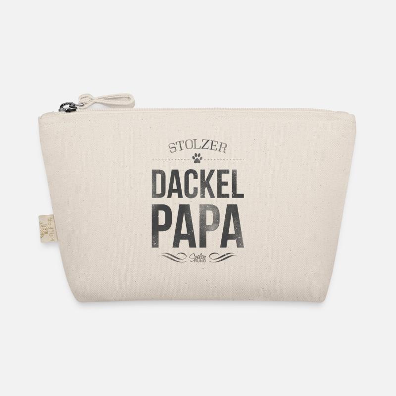 Stolzer Dackel-Papa Bio-Täschchen
