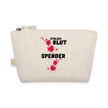 Stolzer Blutspender Blut Spende Geschenk Medizin - Bio-Täschchen - Natur - Vorne