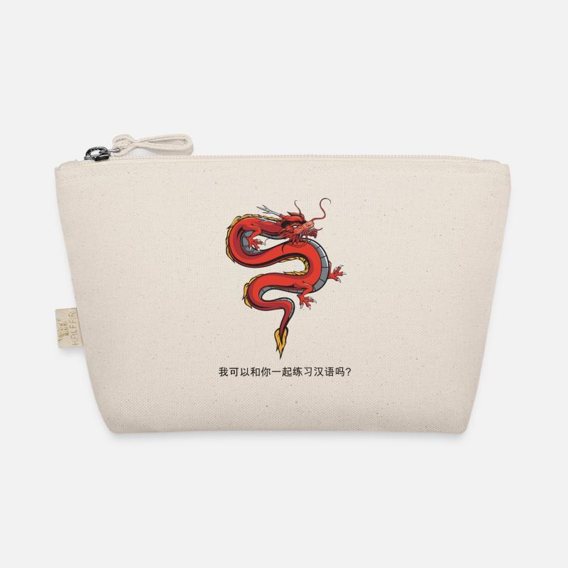 "Can I practice my Mandarin with you?" Organic Pouch