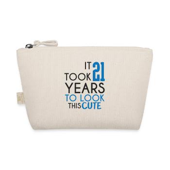 21st birthday: It took 21 Years to look this cute - Organic Pouch - nature - Front