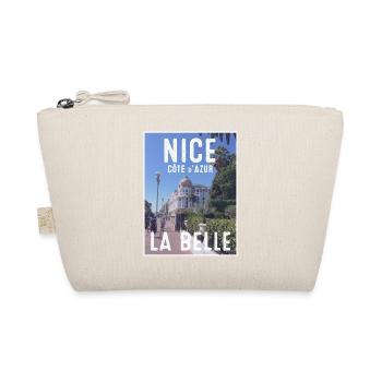 Nice la belle - Nizza die Schöne - Bio-Täschchen - Natur - Vorne