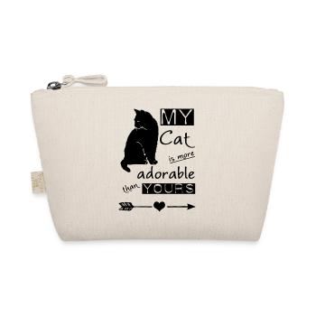 My Cat Katze Tier Haustier Geschenk - Bio-Täschchen - Natur - Vorne