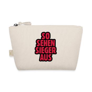 SO SEHEN SIEGER AUS - Bio-Täschchen - Natur - Vorne