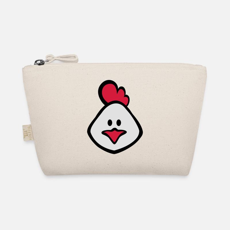 huhn 3c - Bio-Täschchen - Natur