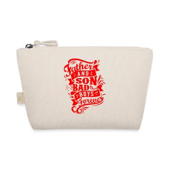 Father and Son Bad Boys Forever - Bio-Täschchen - Natur - Vorne