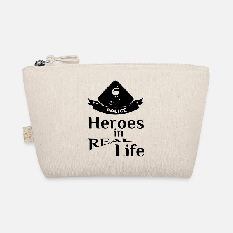 Heroes in Real Life (Polizei) Geschenk Bio-Täschchen
