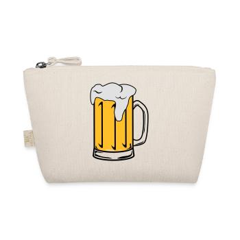 Designer / motif beer jug - Organic Pouch - nature - Front