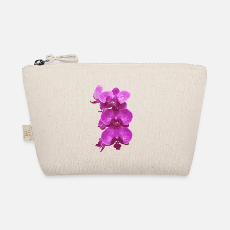 Orchidee pink blüten Bio-Täschchen