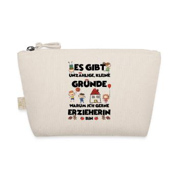 Erzierherinnen Shirt - Bio-Täschchen - Natur - Vorne
