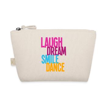 Laugh Dream Smile Dance - Dance Shirts - Bio-Täschchen - Natur - Vorne