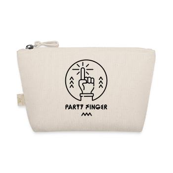 Partyfinger Lineart - Bio-Täschchen - Natur - Vorne