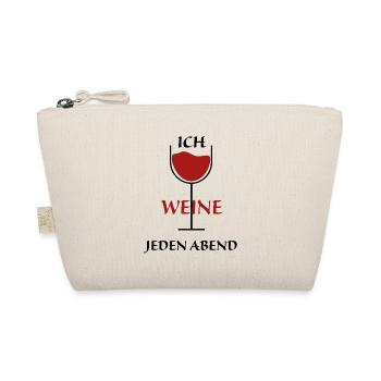Ich Weine jeden Abend - Bio-Täschchen - Natur - Vorne