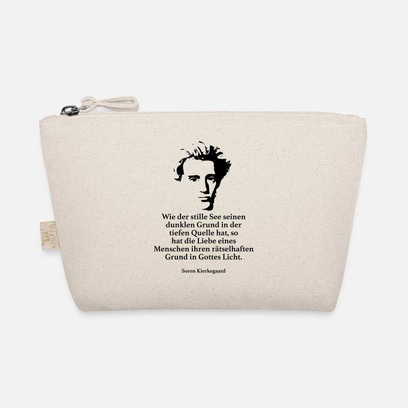 Kierkegaard: Wie der stille See seinen dunklen Gr Bio-Täschchen