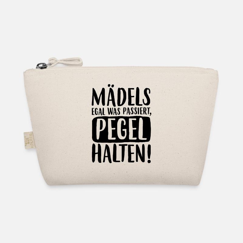MÄDELS EGAL WAS PASSIERT, PEGEL HALTEN! Bio-Täschchen