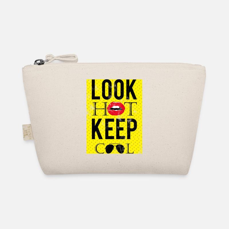 Pop Art / Comic: Look Hot, Keep Cool - Lips Organic Pouch