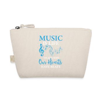 Music Is Life - Organic Pouch - nature - Front