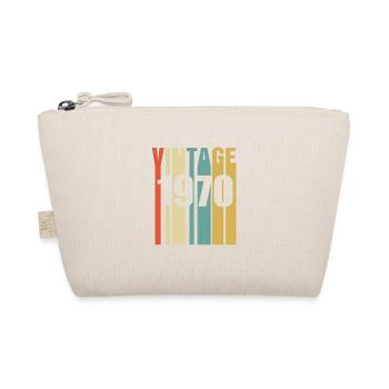 Vintage 1970 Retro - Organic Pouch - nature - Front