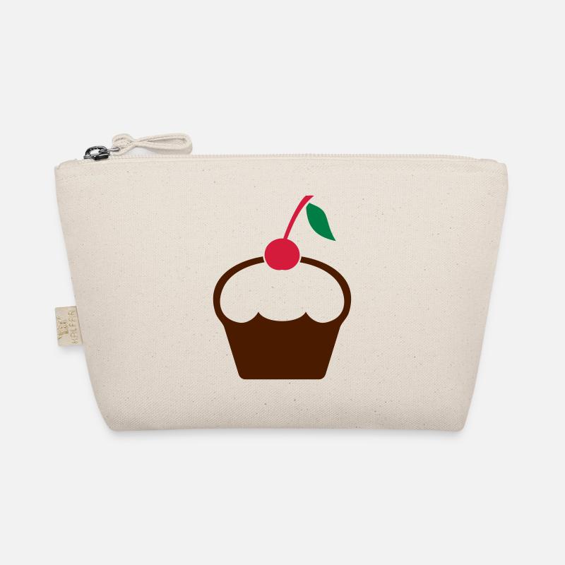 Cupcake with cherry Organic Pouch