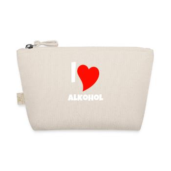 Love alkohol - Bio-Täschchen - Natur - Vorne