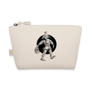 farmer gardener gardening scarecrow tractor154 - Organic Pouch - nature - Front
