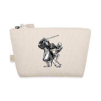 skeleton skeleton bones bones skull schaedel49 - Organic Pouch - nature - Front
