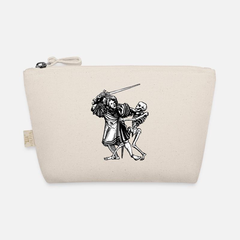 skeleton skeleton bones bones skull schaedel49 Organic Pouch