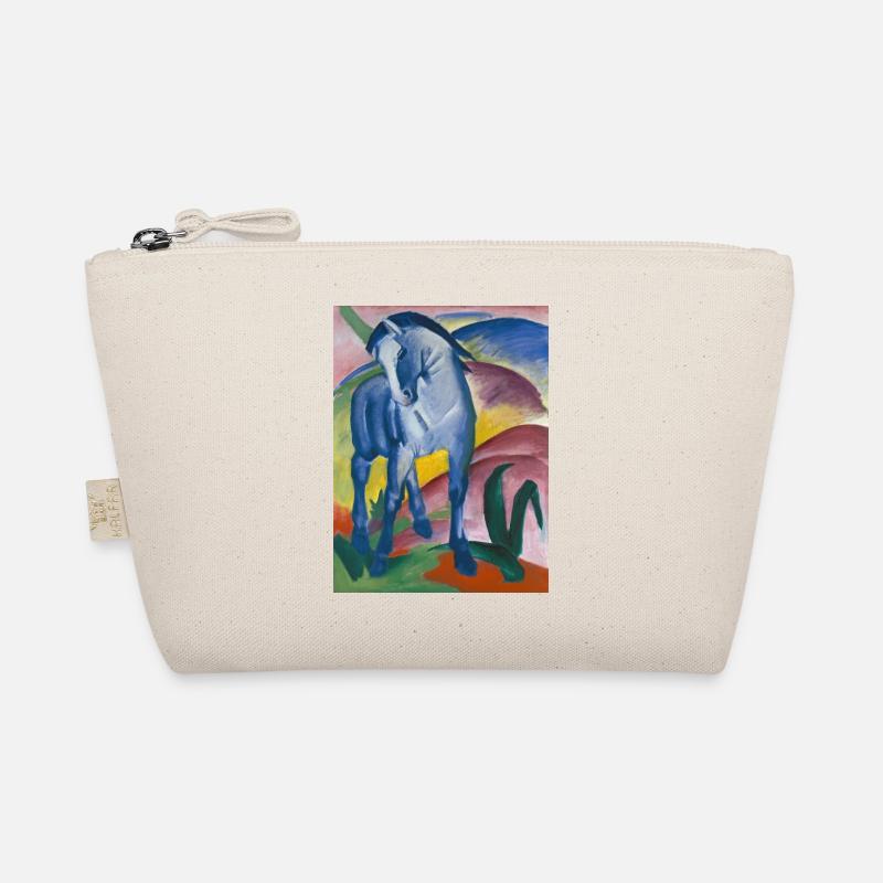 Franz Marc: Blaues Pferd I - Bio-Täschchen - Natur