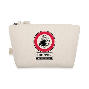 verre fois panneau interdiction rappe humour alcoo - Trousse biologique - nature - Devant