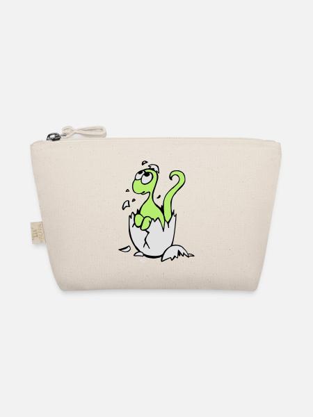 Baby Dinosaur - Organic Pouch - nature - Front