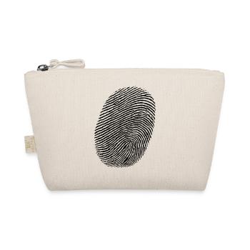 Finger - Fingerabdruck - Bio-Täschchen - Natur - Vorne