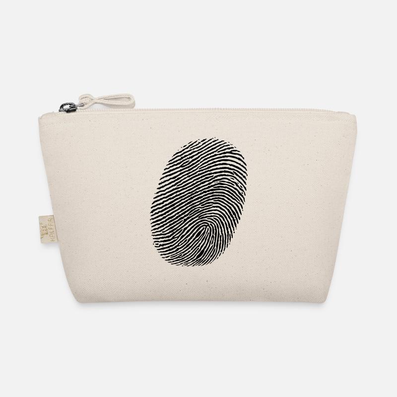 Finger - fingerprint Organic Pouch