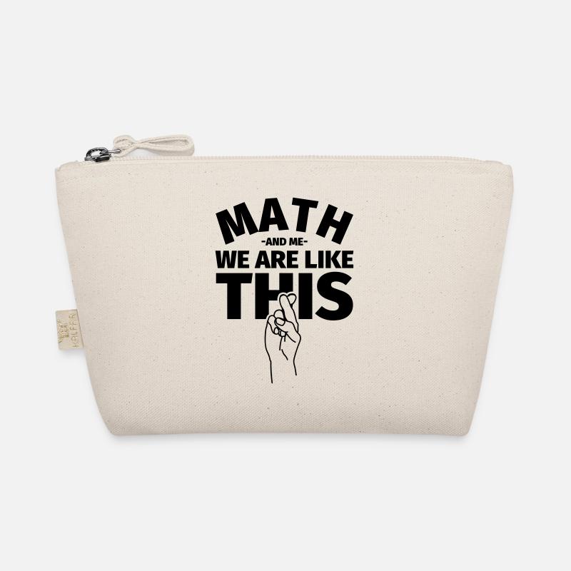 Mathe Geschenk - Bio-Täschchen - Natur