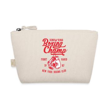 Boxing Champ Boxing Boxer Ring Champion Fighting Club - Organic Pouch - nature - Front