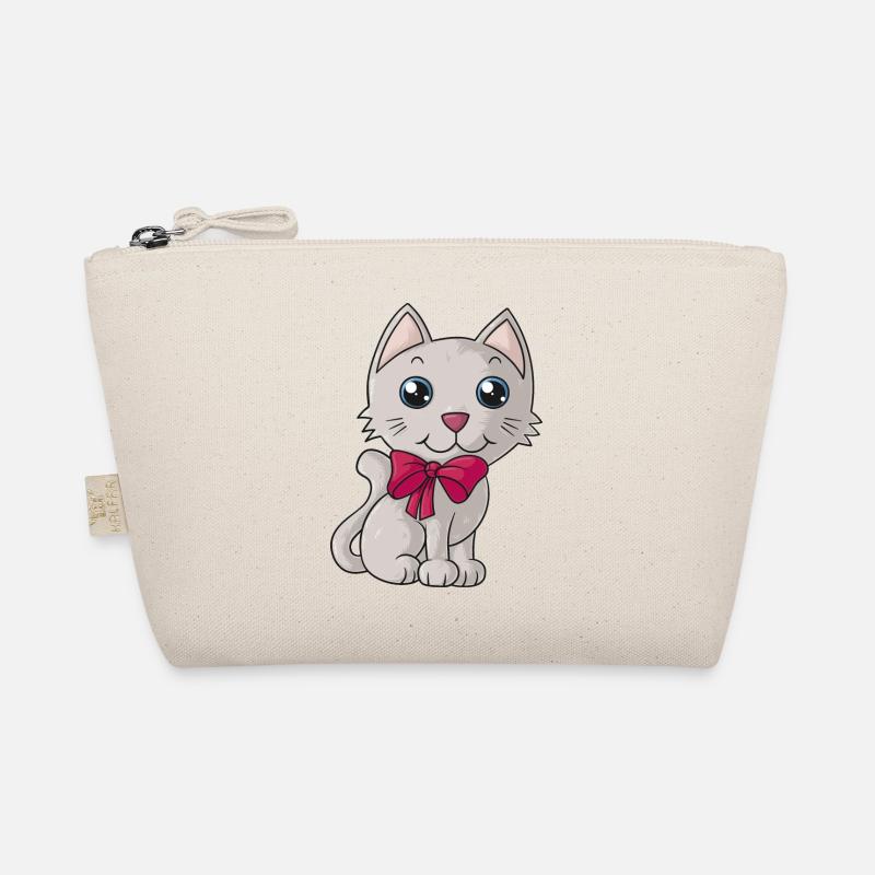 Cute Comic Cat Organic Pouch